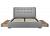 5ft King Size Mayfly Grey deep buttoned 4 drawer storage bed frame 2